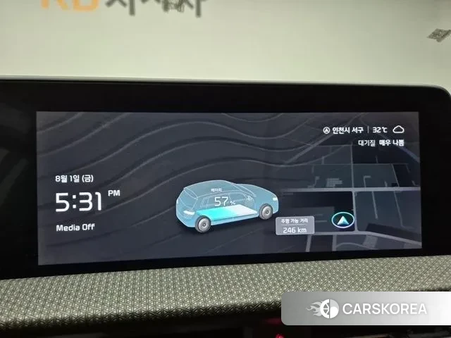 Kia EV6 2022 Черный из Кореи, фото 4