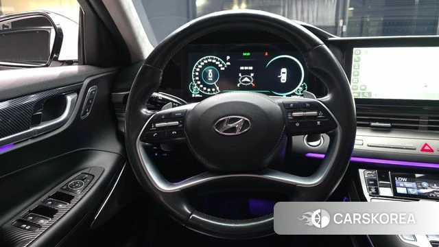 Hyundai The New Grandeur IG Hybrid 2020 Белый из Кореи, фото 4