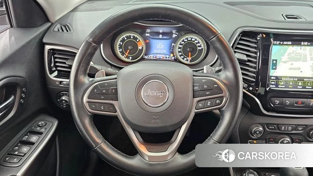 Jeep Cherokee (KL) 2021 Черный из Кореи, фото 4
