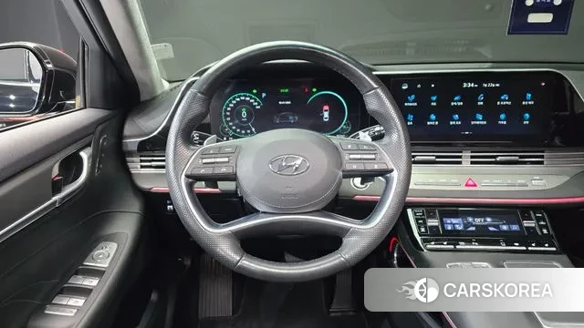 Hyundai The New Grandeur IG Hybrid 2020 Черный из Кореи, фото 4