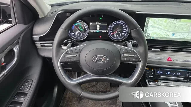 Hyundai The New Grandeur IG Hybrid 2021 Черный из Кореи, фото 4