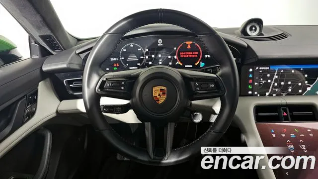 Porsche Taycan 2021 Зеленый из Кореи, фото 4