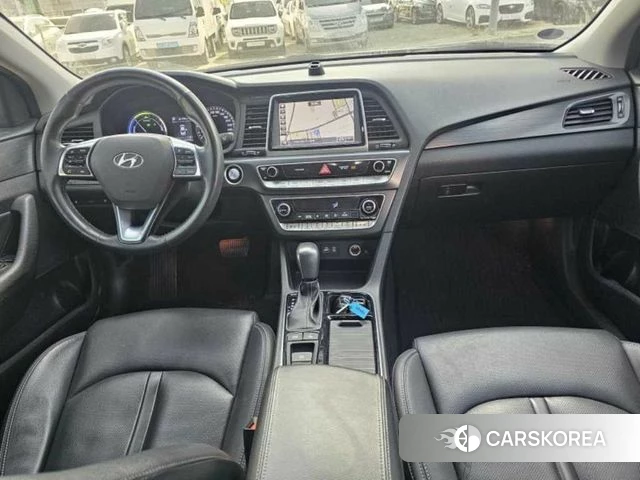 Hyundai Sonata New Rise Hybrid 2018 Серый из Кореи, фото 4