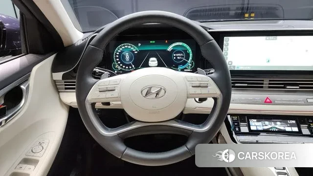 Hyundai The New Grandeur IG Hybrid 2021 Синий из Кореи, фото 4