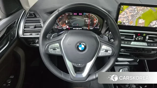 BMW X3 (G01) 2022 Черный из Кореи, фото 4