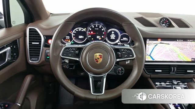 Porsche Cayenne (PO536) 2021 Черный из Кореи, фото 4