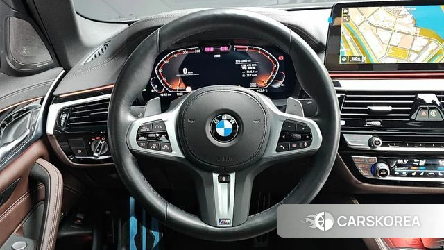 BMW 5 Series (G30) 2022 Черный из Кореи, фото 4