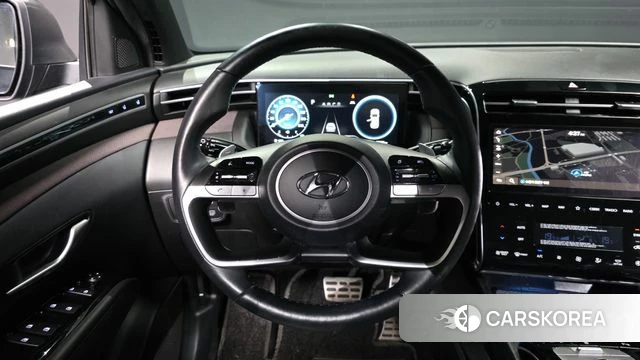 Hyundai Tucson Hybrid (NX4) 2022 Серый из Кореи, фото 4