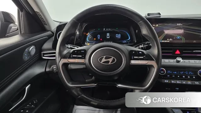 Hyundai The New Avante (CN7) 2023 Черный из Кореи, фото 4