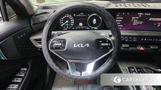 Kia K8 Hybrid 2021 Серый из Кореи, фото 4