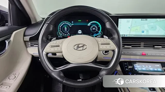 Hyundai The New Grandeur IG Hybrid 2021 Синий из Кореи, фото 4