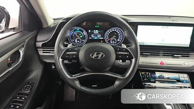 Hyundai The New Grandeur IG Hybrid 2021 Белый из Кореи, фото 4