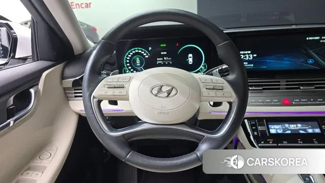 Hyundai The New Grandeur IG Hybrid 2021 Белый из Кореи, фото 4