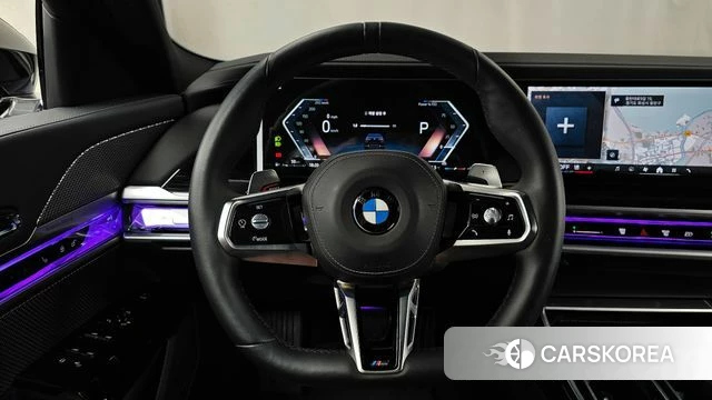 BMW 7 Series (G70) 2025 Черный из Кореи, фото 4