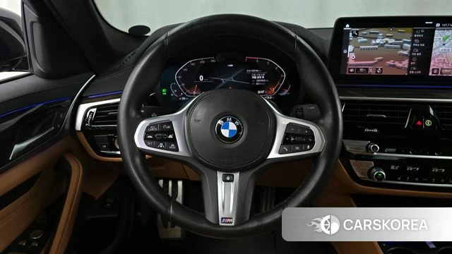 BMW 5 Series (G30) 2021 Черный из Кореи, фото 4