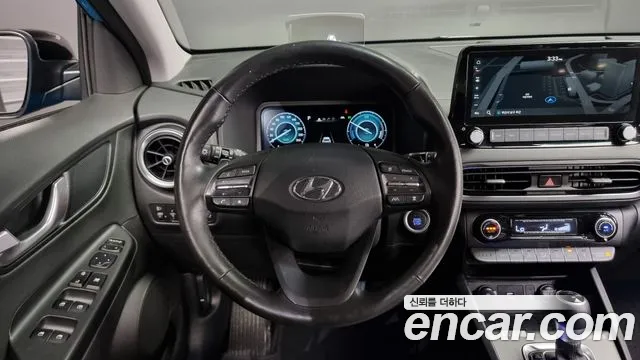 Hyundai The New Kona Hybrid 2021 Синий из Кореи, фото 4
