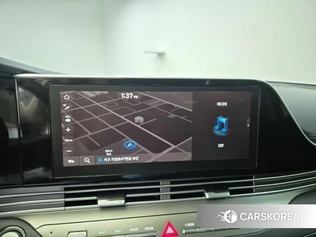 Hyundai The New Grandeur IG Hybrid 2021 Синий из Кореи, фото 5