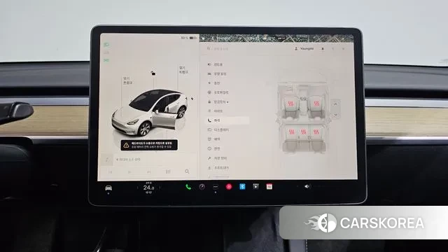 Tesla Model Y 2023 Белый из Кореи, фото 5