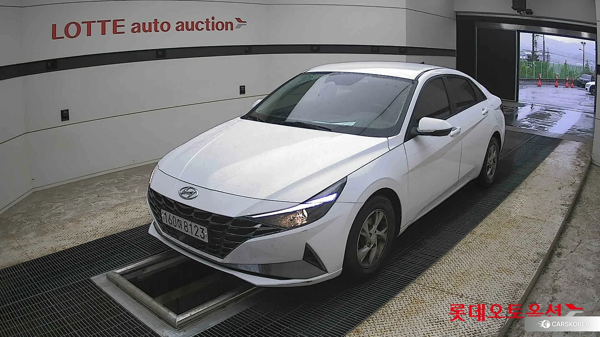 Hyundai Avante 2021 Polar White из Кореи, фото 5