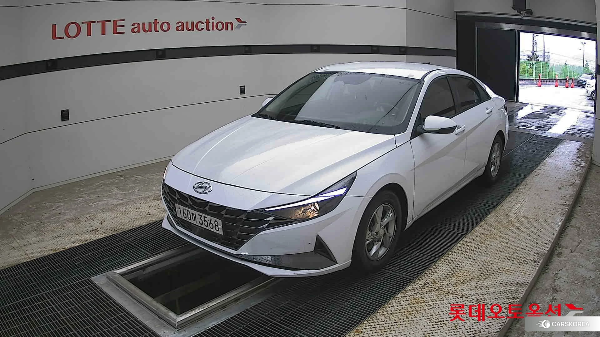 Hyundai Avante 2021 Polar White из Кореи, фото 5