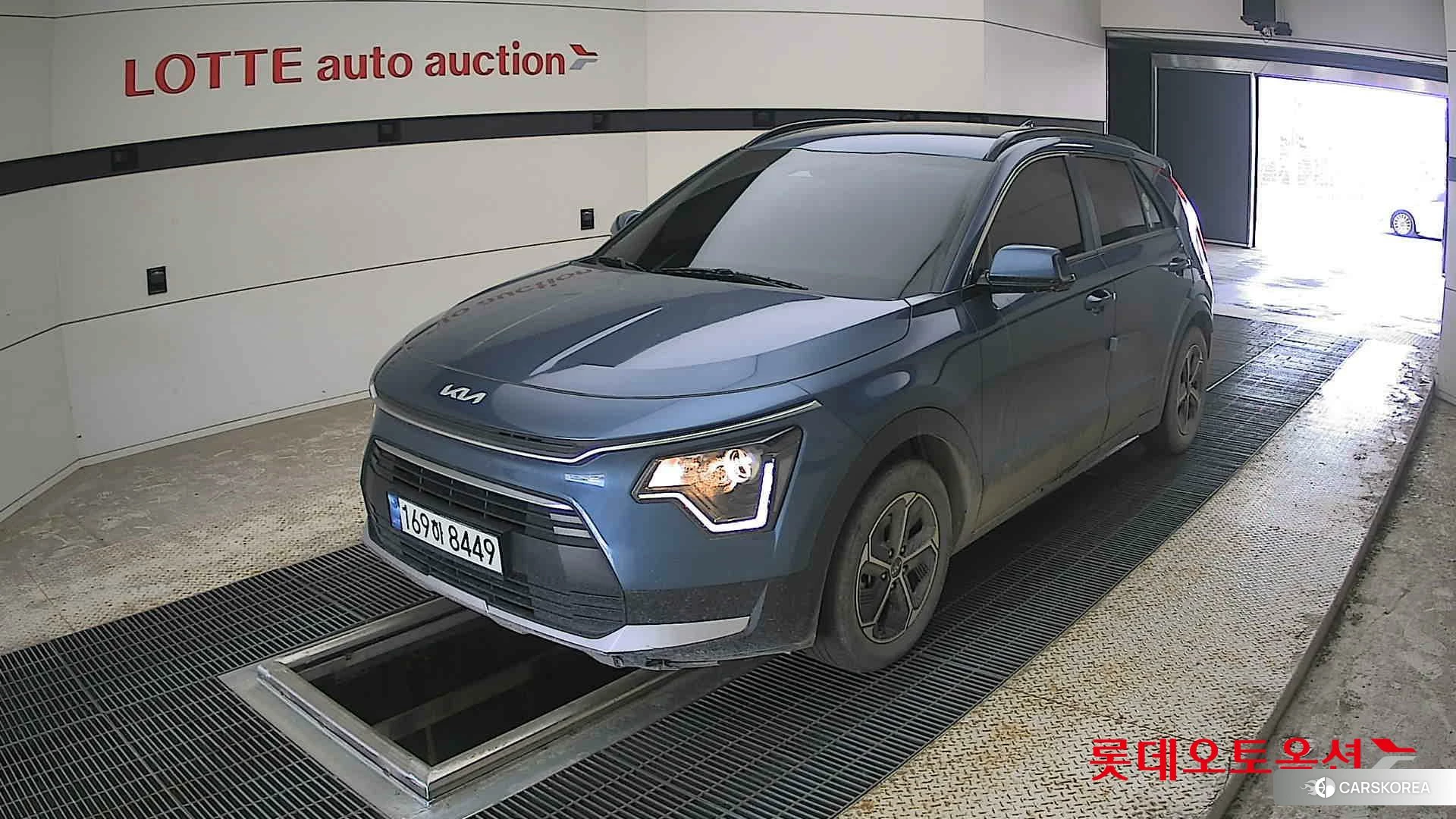 Kia Niro Hybrid 2022 Mineral Blue из Кореи, фото 5