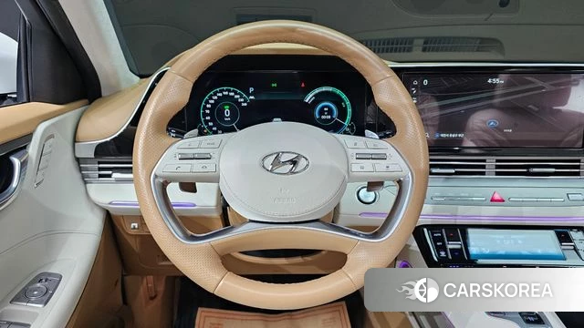 Hyundai The New Grandeur IG Hybrid 2020 Белый из Кореи, фото 5