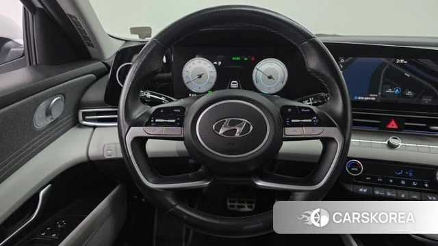 Hyundai Avante Hybrid (CN7) 2020 Белый из Кореи, фото 5