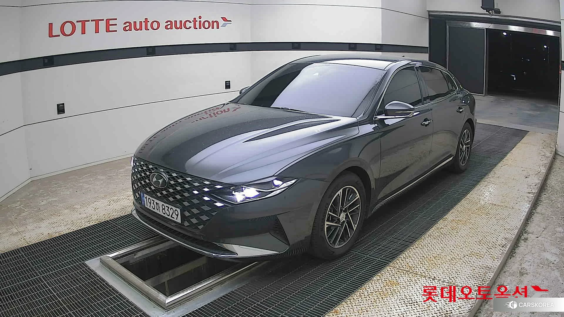 Hyundai Grandeur 2022 Nocturne Grey Metallic из Кореи, фото 5