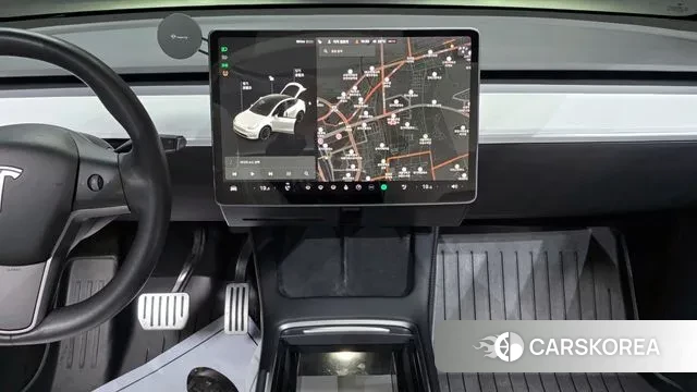 Tesla Model Y 2021 Белый из Кореи, фото 5