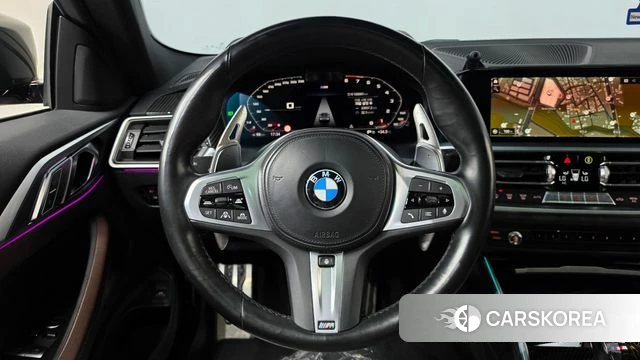 BMW 4 Series (G22) 2022 Темно-зеленый из Кореи, фото 5