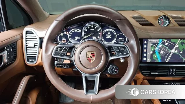 Porsche Cayenne (PO536) 2023 Черный из Кореи, фото 5