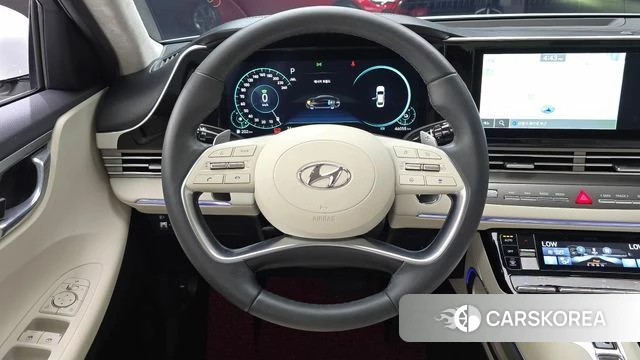 Hyundai The New Grandeur IG Hybrid 2022 Белый из Кореи, фото 5