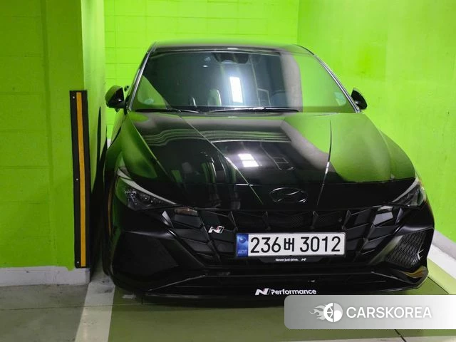 Hyundai Avante (CN7) 2023 Черный из Кореи, фото 5