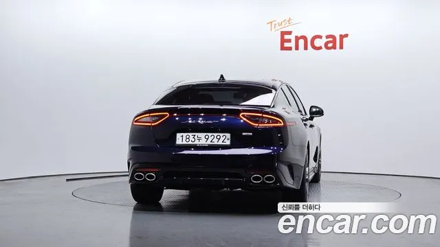 Kia Stinger 2019 Синий из Кореи, фото 5