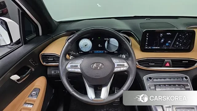 Hyundai The New Santa Fe 2021 Белый из Кореи, фото 5