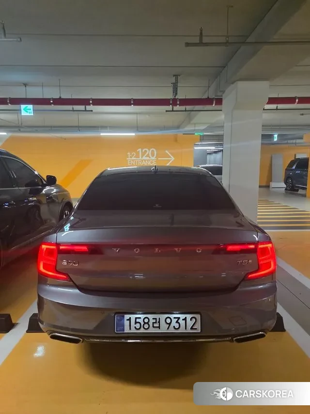 Volvo S90 2019 Серый из Кореи, фото 5