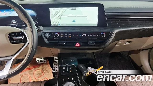 Kia K8 Hybrid 2022 Белый из Кореи, фото 5