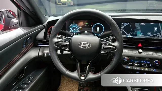 Hyundai The New Avante Hybrid (CN7) 2024 Красный из Кореи, фото 5