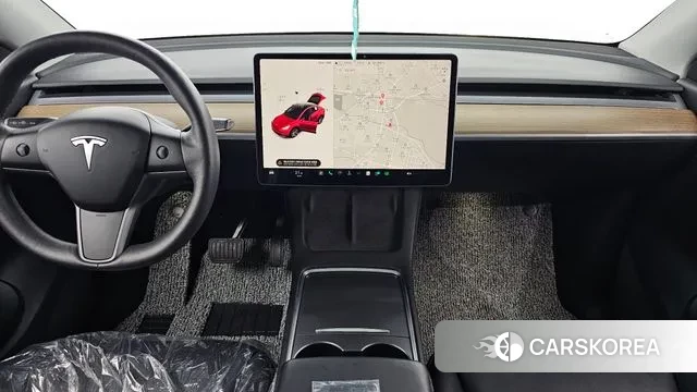 Tesla Model Y 2022 Красный из Кореи, фото 5