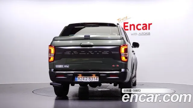 Ssangyong The New Rexton Sport 2023 Темно-зеленый из Кореи, фото 5