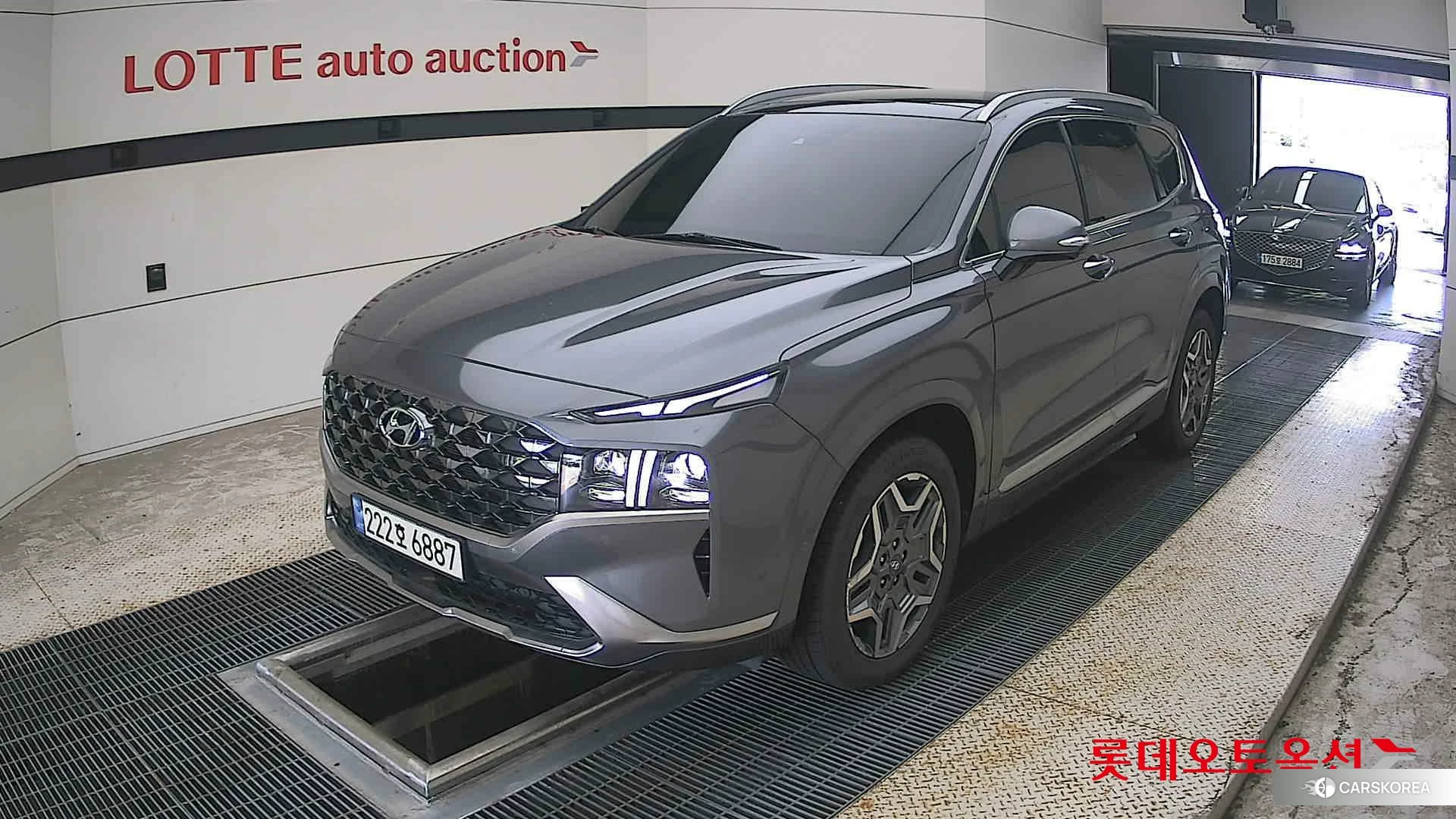Hyundai Santa Fe Hybrid 2023 Magnetic Grey Metallic из Кореи, фото 5