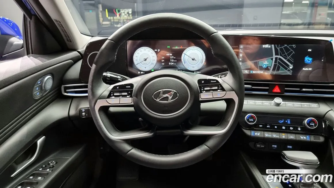 Hyundai Avante Hybrid (CN7) 2022 Синий из Кореи, фото 5