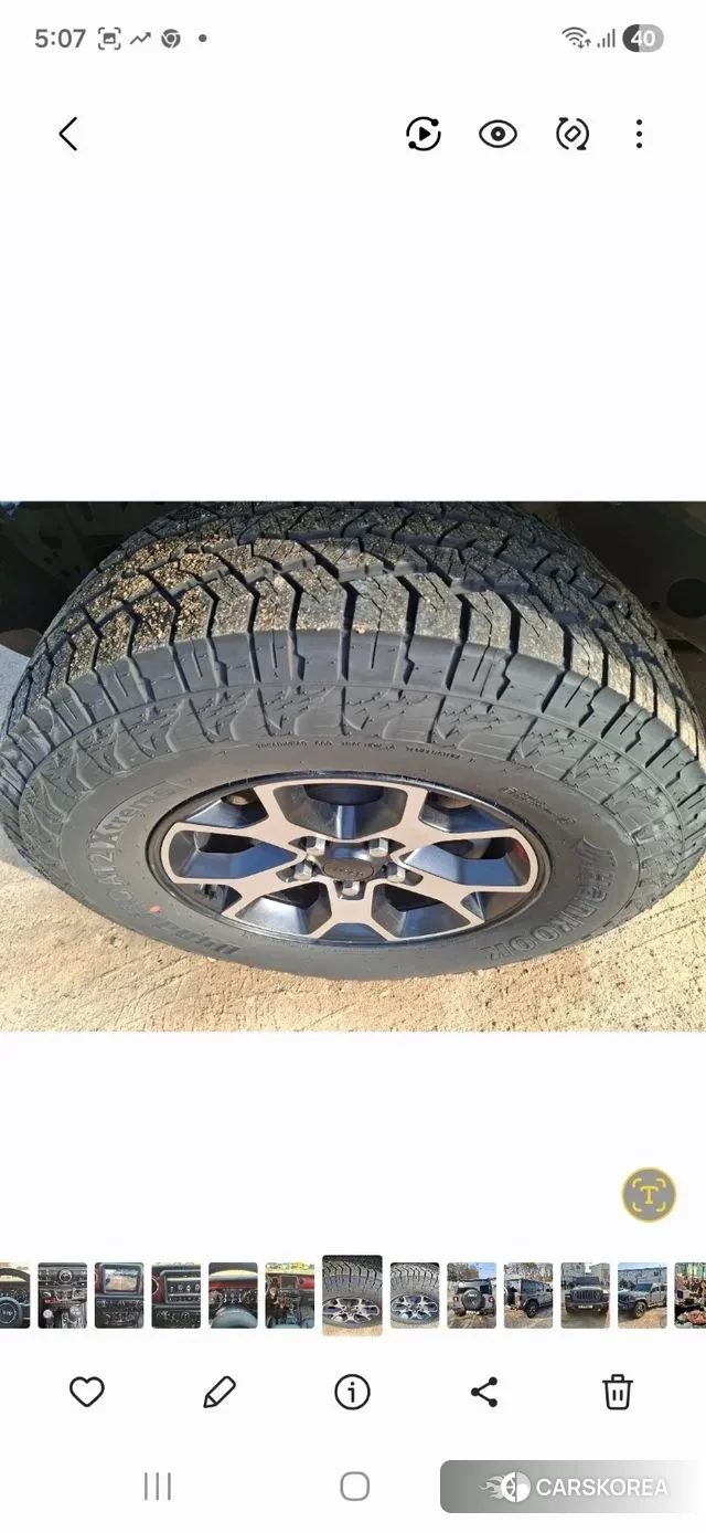 Jeep Wrangler (JL) 2023 Темно-зеленый из Кореи, фото 5