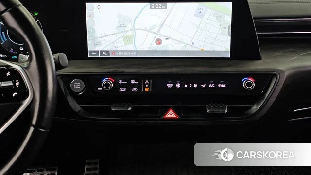 Kia K8 Hybrid 2021 Черный из Кореи, фото 5