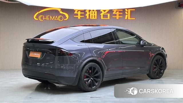 Tesla Model X 2021 Темно-серый из Китая, фото 5