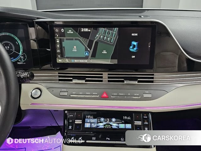 Hyundai The New Grandeur IG Hybrid 2022 Белый из Кореи, фото 5