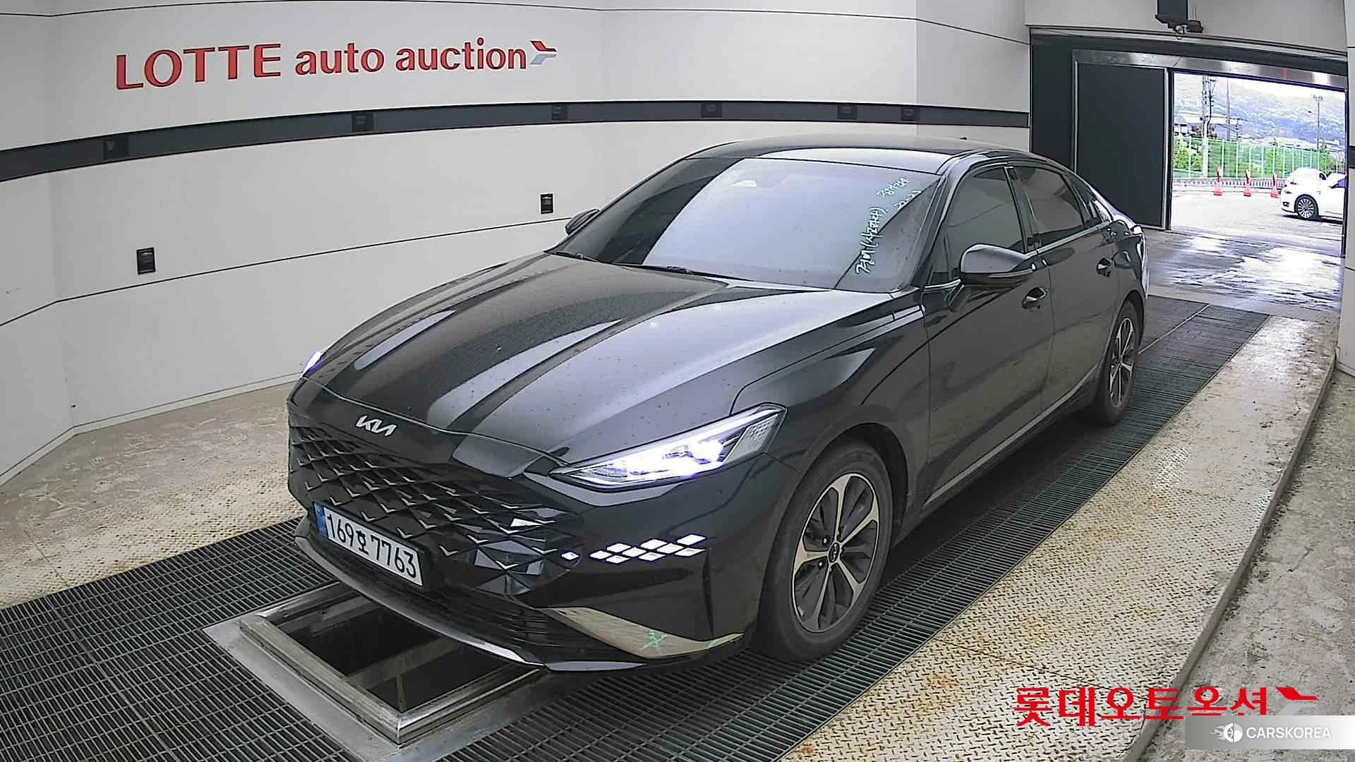 Kia K8 Hybrid 2023 Aurora Black Pearl из Кореи, фото 5