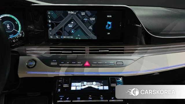 Hyundai The New Grandeur IG Hybrid 2022 Белый из Кореи, фото 5