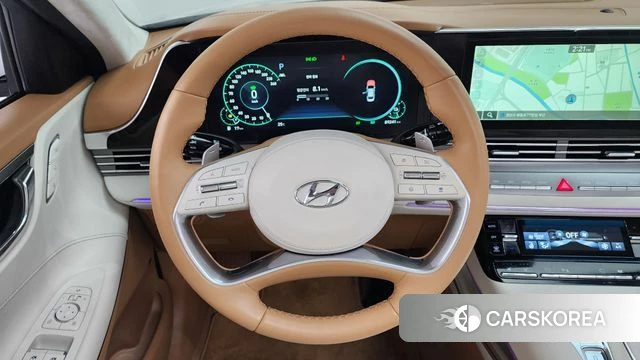 Hyundai The New Grandeur IG Hybrid 2021 Белый из Кореи, фото 5