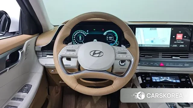 Hyundai The New Grandeur IG Hybrid 2021 Белый из Кореи, фото 5